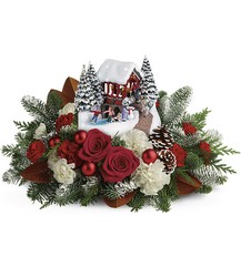 Thomas Kinkade's Snowfall Dreams Bouquet from Weidig's Floral in Chardon, OH